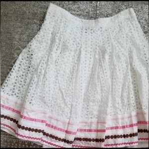 Willi Smith eyelet skirt